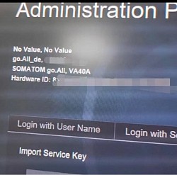 Somatom Go series service key